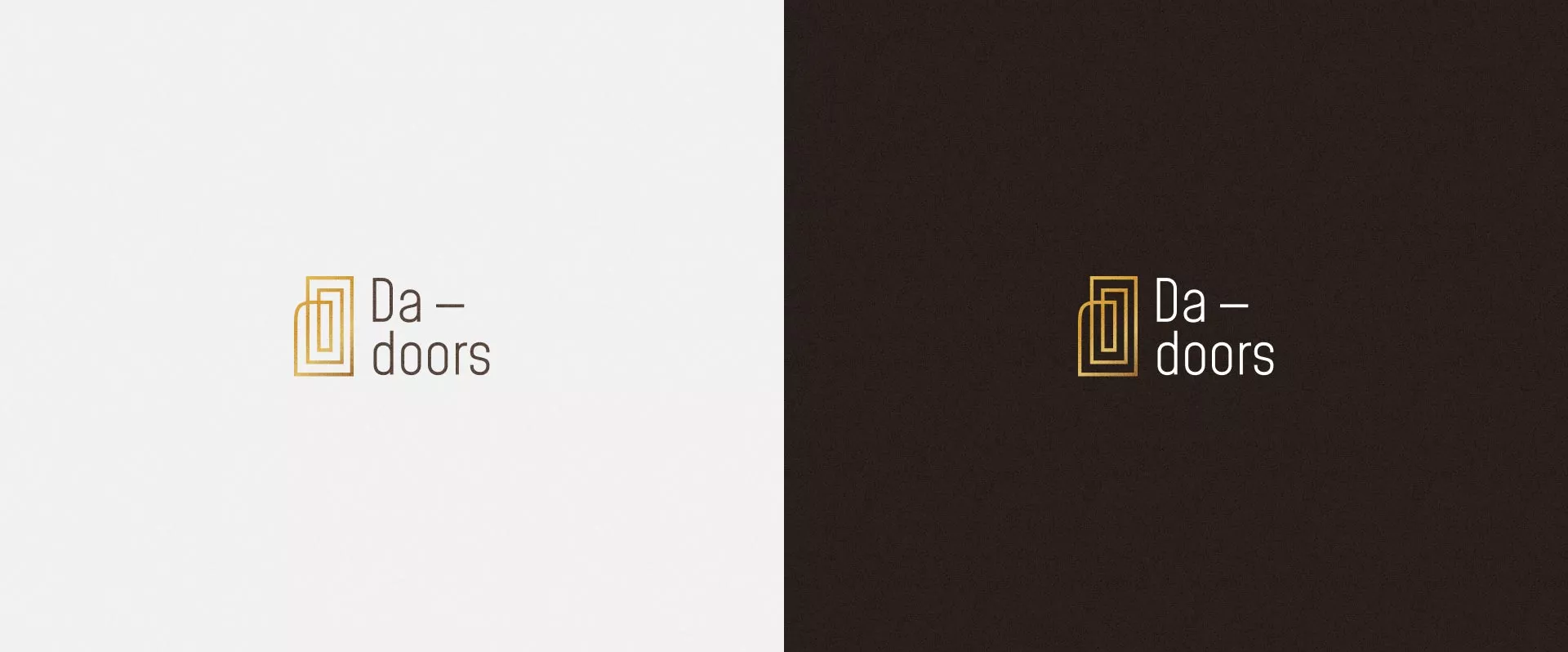Разработка логотипа для компании «DA-DOORS» в Алейске